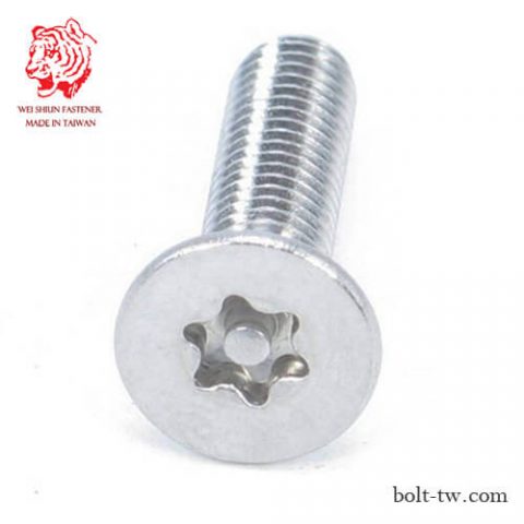 10 Sets Of T25 Steel Chromate Sex Bolts (Barrel Nuts) #10-24 X 1/2" (3/4" Grip) - Six Lobe Drive
