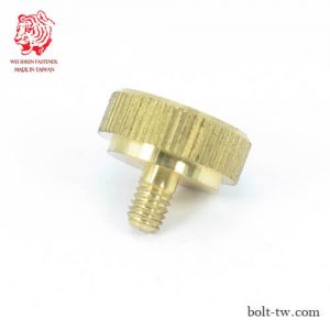 Thumb-screw-CNC-turned-knurled-head-brass-hand-tighten-screw-M4.5x6-wei-shiun-fasteners